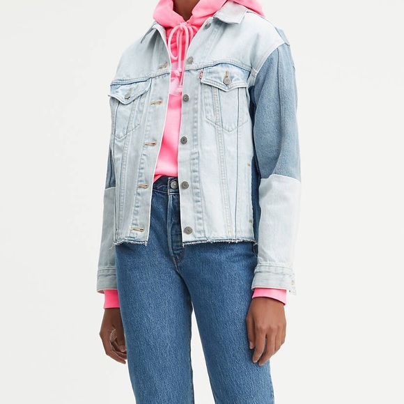 Levis ex boyfriend trucker denim jacket - Picture 1 of 3